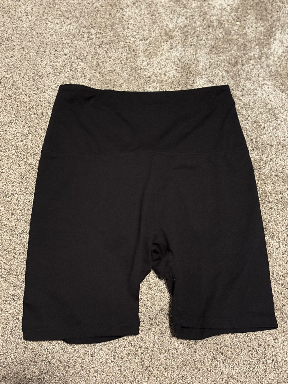 High-Waist Black Women’s Biker Shorts
